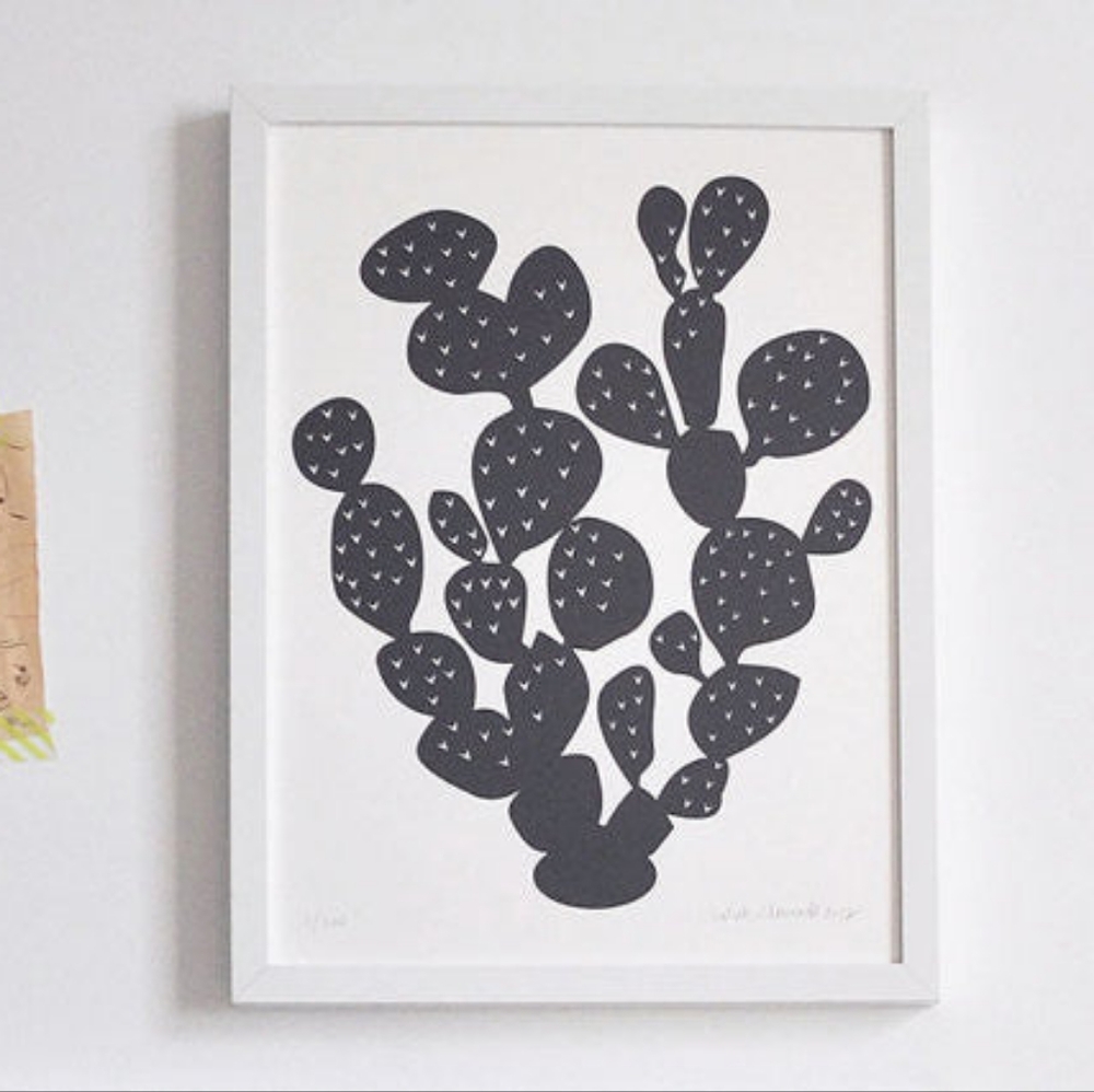 Banquet Atelier Paddle Cactus Print